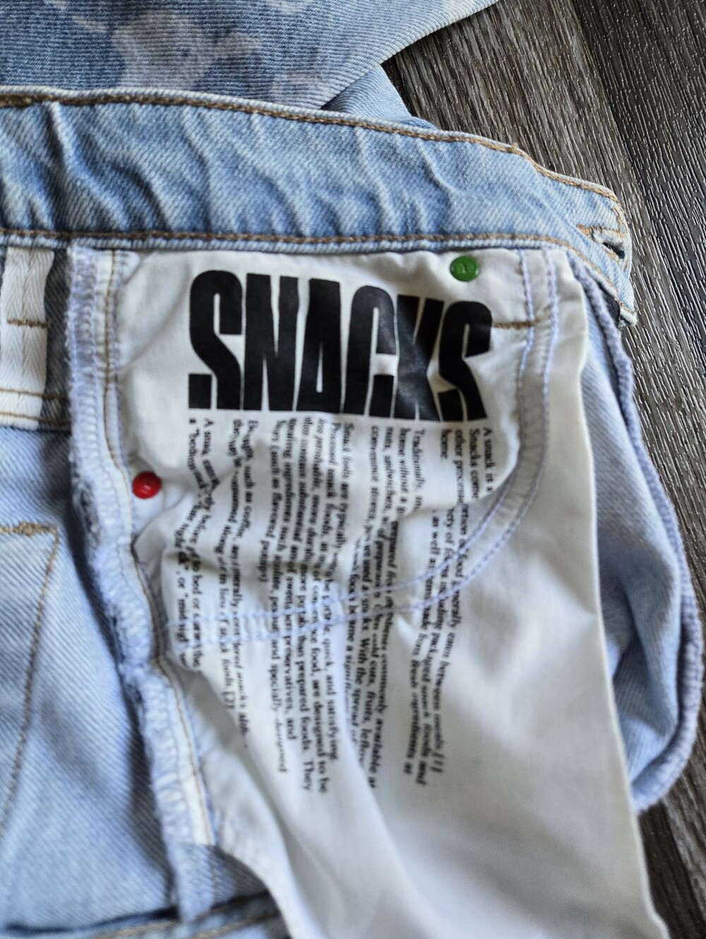 MOTHER Snacks High Waisted Twizzy Skimp Jeans Bread & Butterfly Size 26 - Picture 11 of 13